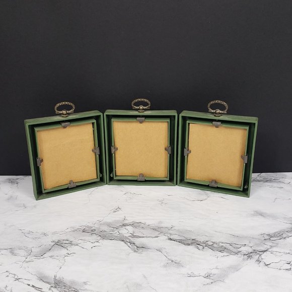 Handmade Framed Small Needlepoints Three Vintage - Picture 5 of 6